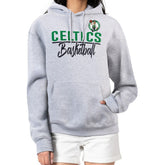 Boston Celtics G-III 4Her by Carl Banks Women's Graphics Fleece Pullover Hoodie - Heather Gray outlet