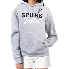 San Antonio Spurs G-III 4Her by Carl Banks Women's Graphics Fleece Pullover Hoodie - Heather Gray online
