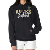 Milwaukee Bucks G-III 4Her by Carl Banks Women's Graphics Fleece Pullover Hoodie - Black outlet