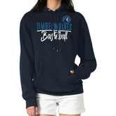 Minnesota Timberwolves G-III 4Her by Carl Banks Women's Graphics Fleece Pullover Hoodie - Navy discount