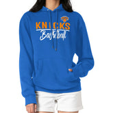 New York Knicks G-III 4Her by Carl Banks Women's Graphics Fleece Pullover Hoodie - Blue on sale