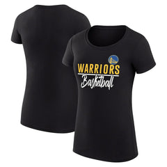 Golden State Warriors G-III 4Her by Carl Banks Women's Super-Slim Fit Lightweight Team Sport V-Neck T-Shirt sale - Black for sale
