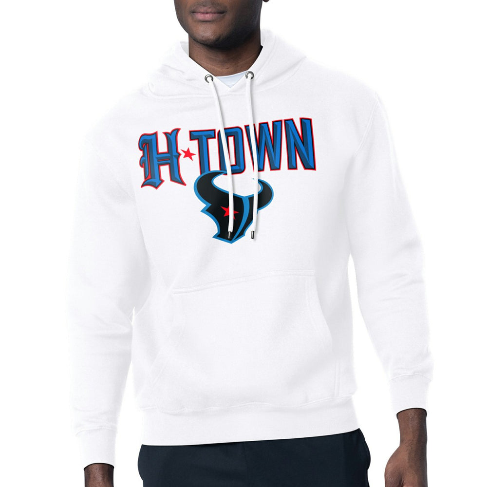 Houston Texans Starter H-Town Graphic Fleece Pullover Hoodie - White on sale