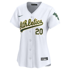 Zack Gelof Athletics Women's Home Limited Player Jersey - White