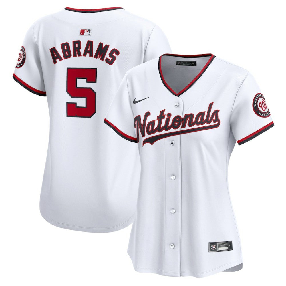 CJ Abrams Washington Nationals Women's Home Limited Player Jersey - White
