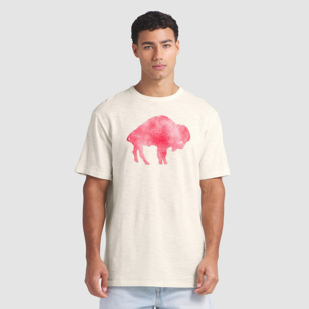 Buffalo Bills Slub T-Shirt - Cream for sale