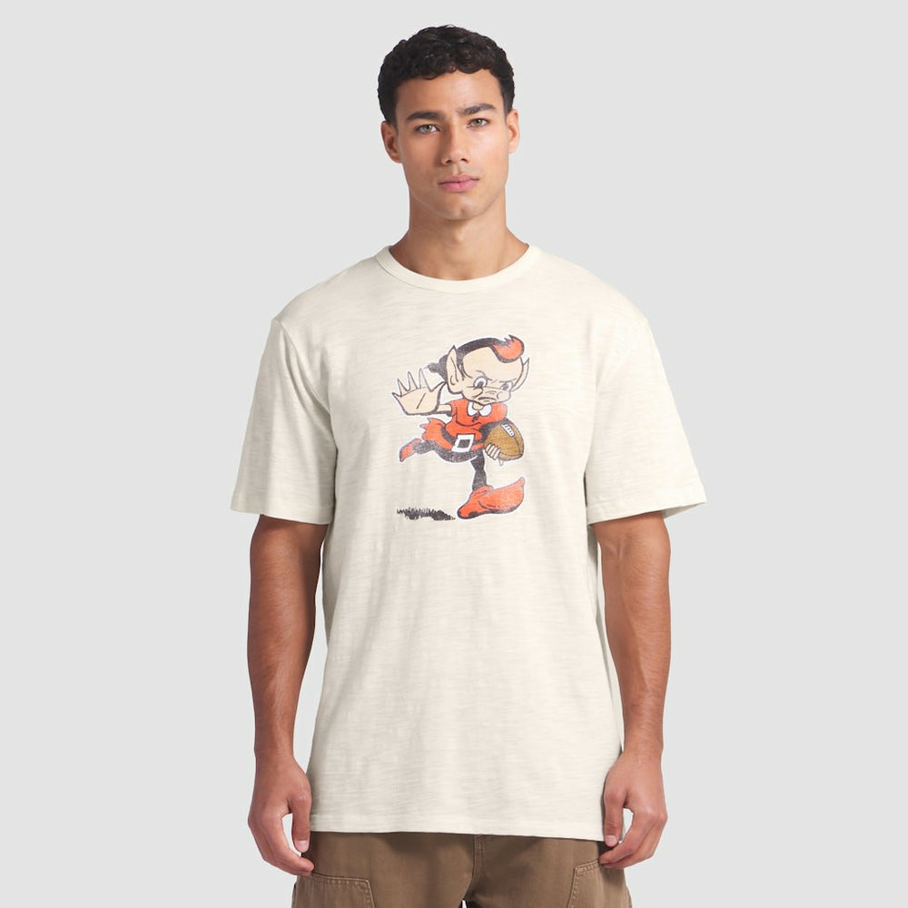 Cleveland Browns Slub T-Shirt - Cream on sale