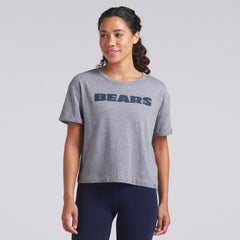 Chicago Bears Women's Swing Pass Tri-Blend Boxy T-Shirt - Heather Gray sale