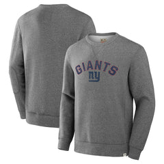 New York Giants Loop Terry Pullover Sweatshirt - Heather Gray sale
