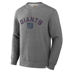 New York Giants Loop Terry Pullover Sweatshirt - Heather Gray sale