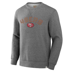 San Francisco 49ers Loop Terry Pullover Sweatshirt - Heather Gray sale