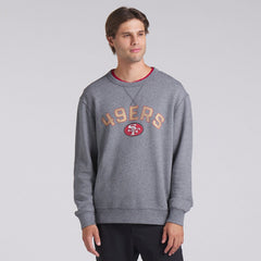 San Francisco 49ers Loop Terry Pullover Sweatshirt - Heather Gray sale