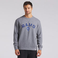 Los Angeles Rams Loop Terry Pullover Sweatshirt - Heather Gray for sale