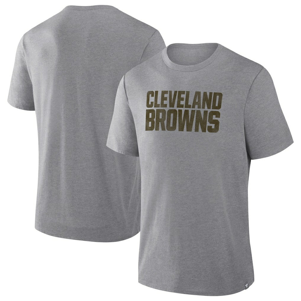 Cleveland Browns Pass Rush Tri-Blend T-Shirt - Heather Gray for sale
