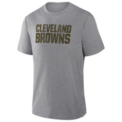 Cleveland Browns Pass Rush Tri-Blend T-Shirt - Heather Gray for sale