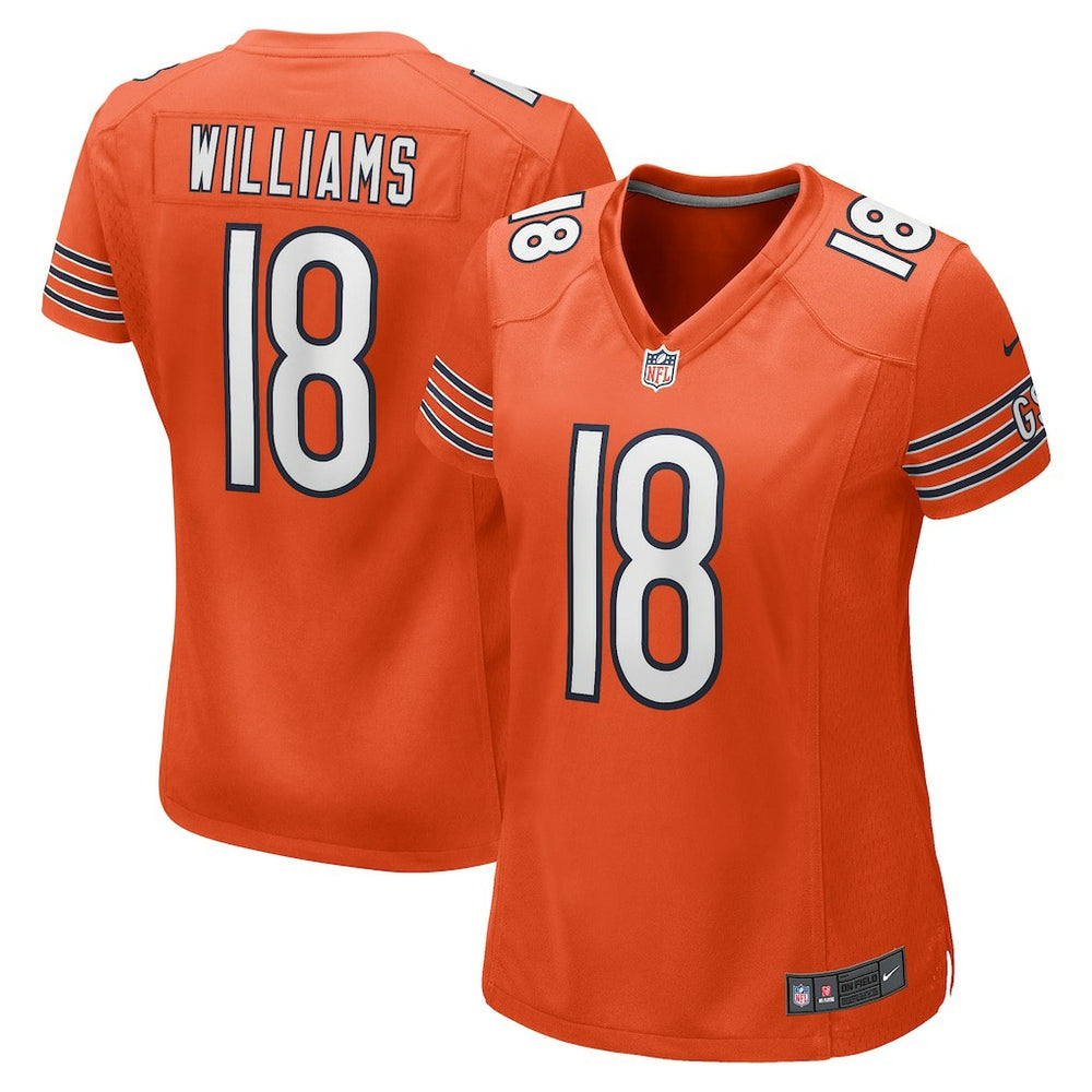 Caleb Williams Chicago Bears Women's Alternate Game Jersey - Orange outlet