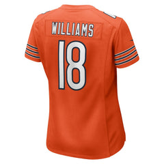 Caleb Williams Chicago Bears Women's Alternate Game Jersey - Orange outlet