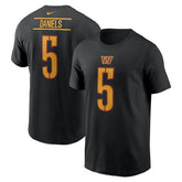 Jayden Daniels Washington Commanders Player Name & Number T-Shirt - Black on sale