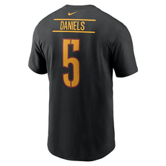 Jayden Daniels Washington Commanders Player Name & Number T-Shirt - Black on sale