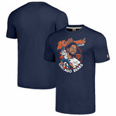 Caleb Williams Chicago Bears Homage Unisex Caricature Player Tri-Blend T-Shirt - Navy online