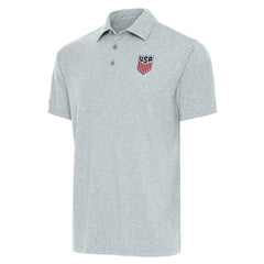 USMNT Antigua Par 3 Polo - Heather Gray shop
