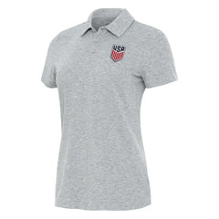 USMNT Antigua Women's Matter Polo - Heather Gray outlet