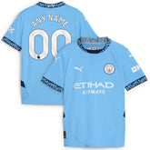 Manchester City Youth 2024/25 Home Replica Custom Jersey - Light Blue on sale