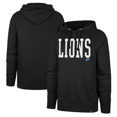 Detroit Lions '47 Dime Headline Pullover Hoodie - Black discount