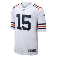 Rome Odunze Chicago Bears Alternate Game Jersey - White for sale