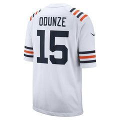 Rome Odunze Chicago Bears Alternate Game Jersey - White for sale