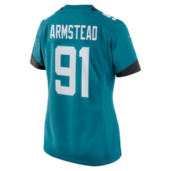 Arik Armstead Jacksonville Jaguars Women's Team Game Jersey - Teal sale
