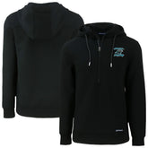 Carolina Panthers Cutter & Buck Roam Eco Recycled Half-Zip Hoodie - Black for sale