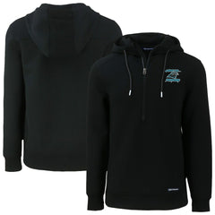 Carolina Panthers Cutter & Buck Roam Eco Recycled Half-Zip Hoodie - Black for sale