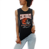 Cincinnati Bengals Gameday Couture Women's Preseason Opener Racerback Tank Top - Black sale