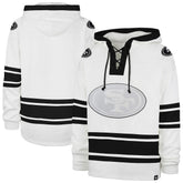 San Francisco 49ers '47 After Image Superior Lacer with Hood - White for sale