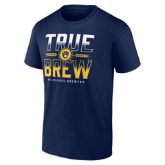 Milwaukee Brewers Hometown Double T-Shirt Navy
