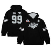 Wayne Gretzky Los Angeles Kings Mitchell & Ness 1993 Name & Number Premium Pullover Hoodie - Black Hoodies