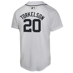 Spencer Torkelson Detroit Tigers Youth Home Game Player Jersey White
