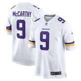 J.J. McCarthy Minnesota Vikings Game Jersey - White cheap