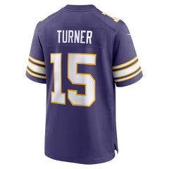 Dallas Turner Minnesota Vikings Alternate Game Jersey - Purple for sale