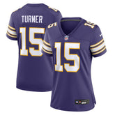 Dallas Turner Minnesota Vikings Women's Alternate Game Jersey - Purple online