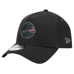 Atlanta Braves Tonal Pop 9FORTY A-Frame Adjustable Hat Black