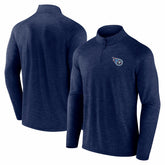 Tennessee Titans Head-to-Head Raglan Quarter-Zip Jacket - Navy online