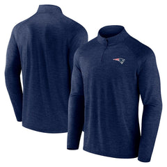 New England Patriots Head-to-Head Raglan Quarter-Zip Jacket - Navy for sale
