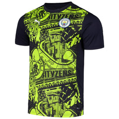 Manchester City 2024/25 Pre-Match Jersey - Black for sale