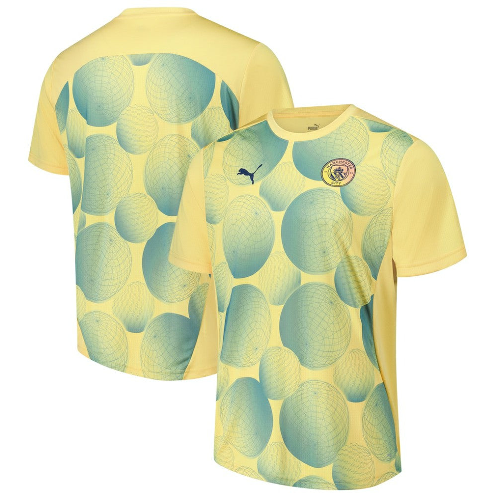 Manchester City 2024/25 Pre-Match Jersey Discount - Gold