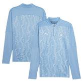 Manchester City 2024/25 Pre-Match dryCELL Quarter-Zip Top - Light Blue shop