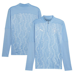 Manchester City 2024/25 Pre-Match dryCELL Quarter-Zip Top - Light Blue shop