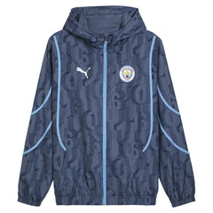 Manchester City 2024/25 Pre-Match Anthem dryCELL Full-Zip Hoodie Jacket - Blue shop