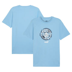 Manchester City ftblCulture T-Shirt - Light Blue discount